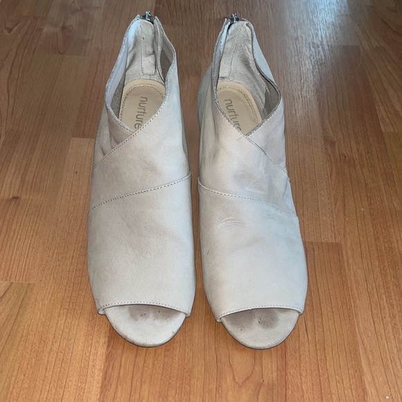 Nurture women’s tan Bardin open toe booties Size 6.5 - Picture 5 of 12